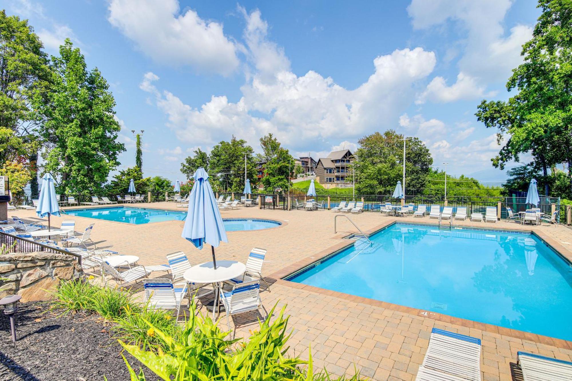 Gatlinburg Vacation Rental Balcony With Hot Tub! Zewnętrze zdjęcie